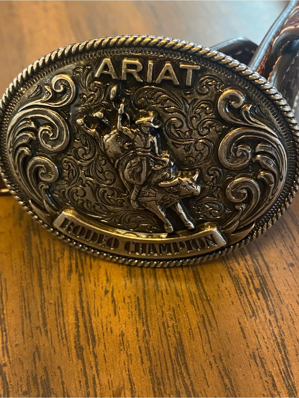 Ariat Bronze Rodeo Champion Youth Belt with buckle - Western 28